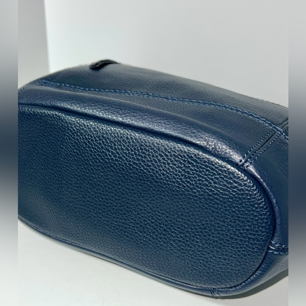The Sak Sequoia Hobo Shoulder Bag Blue Leather with
Charms NEW - Picture 10 of 16
